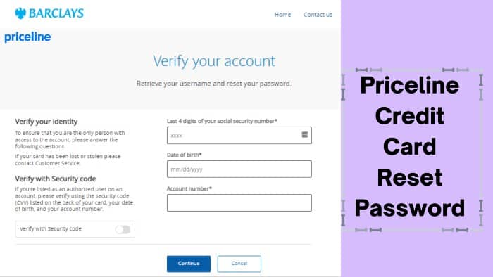 Priceline-Credit-Card-Reset-Password